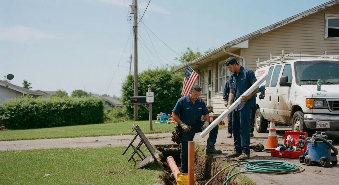 Sewer Line Inspection in Red Rock, OK
